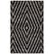 Safavieh Bohemian Hand Woven Medium Rectangle RugBlack & Ivory 5 x 8 ft. BOH702A-5 - alternate 8